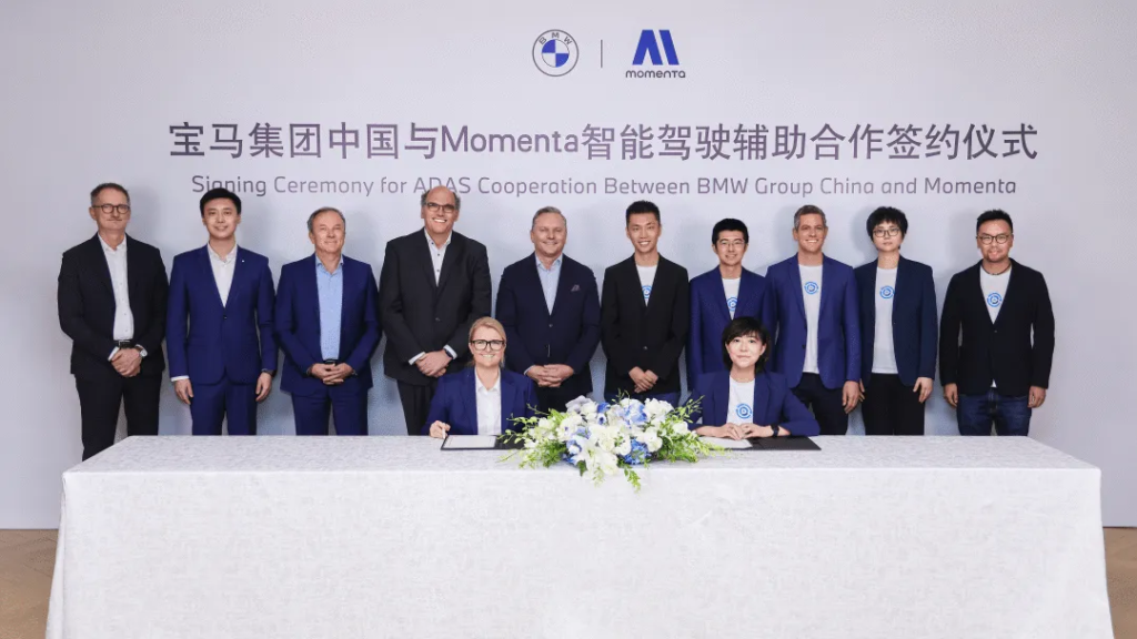BMW PARTNERS WITH MOMENTA TO DEVELOP CHINA-EXCLUSIVE INTELLIGENT DRIVING SYSTEM