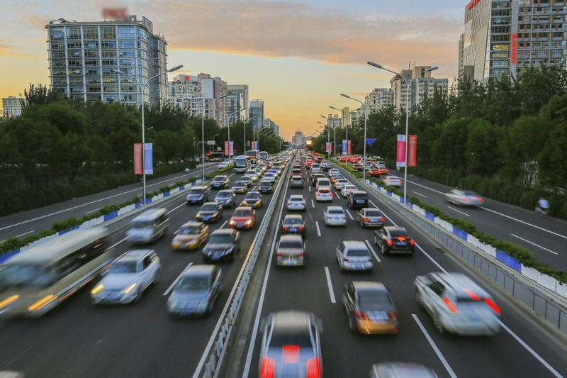 China city traffic