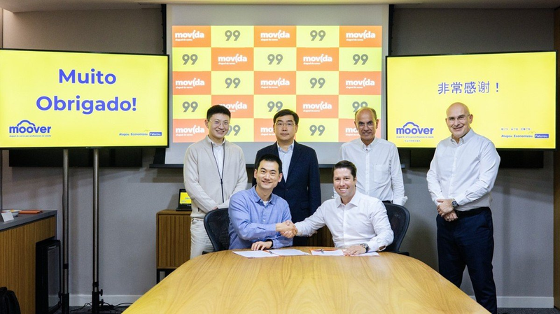 99 and Movida partnership signing
