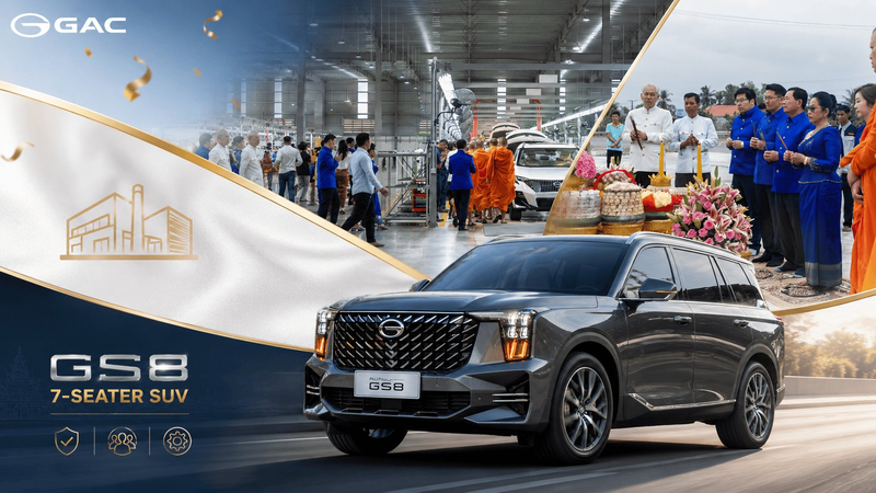 GAC Cambodia KD plant launch ceremony with GS8